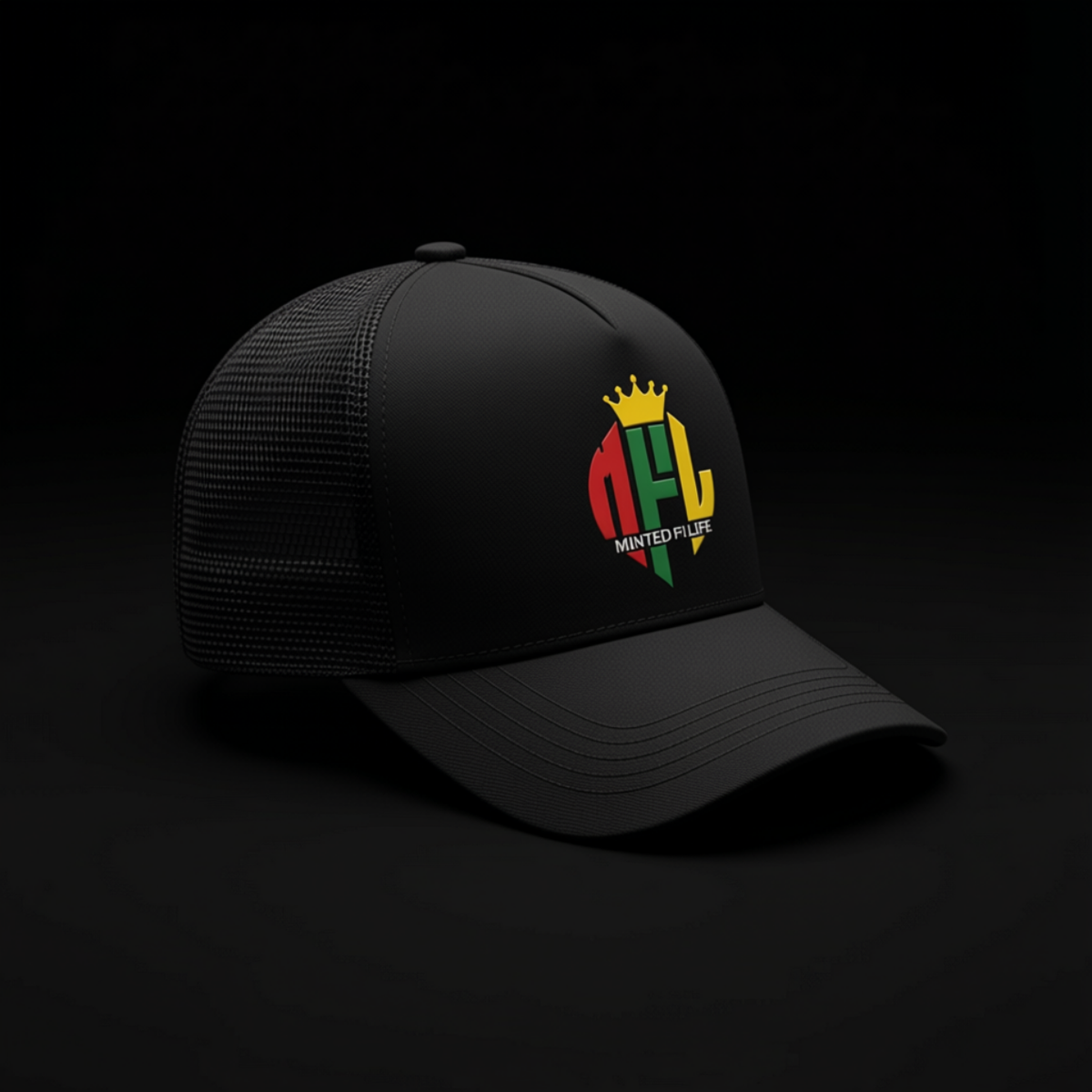 MFL Crown Cap - Black/Red/Gold